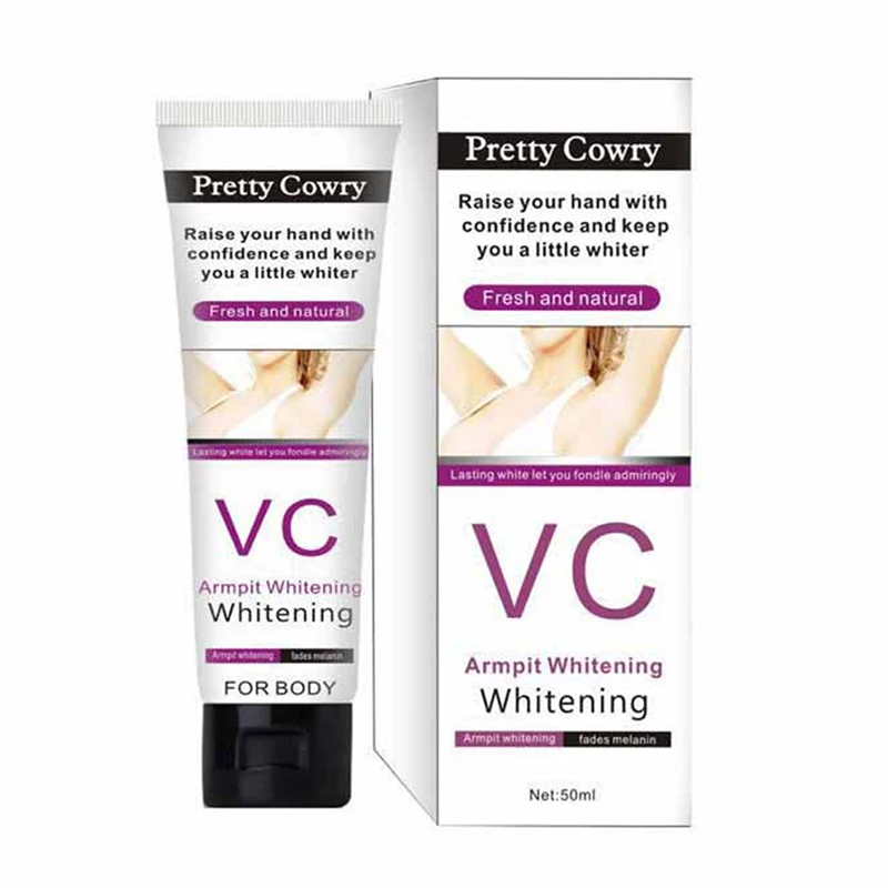 50ml Beauty Body Cream Armpit Whitening Cream Between Legs Knees Private Parts Underarm Whitening Formula Armpit Whitener