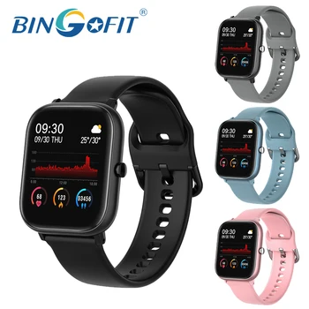 

BingoFit P8 SE Smart Watch 1.4'' Men Full Touch Fitness Tracker Blood Pressure New P20 Smartwatches Clock Women For IOS Android