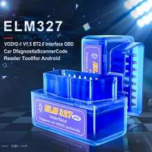 Accesorios de coche ELM327 v1.5 OBD2 herramienta de diagnóstico del coche ELM 327 Bluetooth lector de código escáner para Android/Symbian para OBD2 Protocolo para benz para bmw para renault para toyota para ford