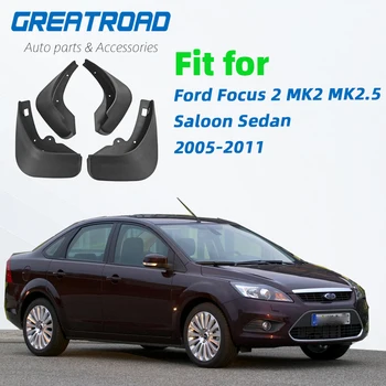 

Car Mud Flaps Front Rear Mudguard Splash Guards Fender Mudflaps For Ford/Focus 2 MK2 MK2.5 Saloon Sedan 2005-2011