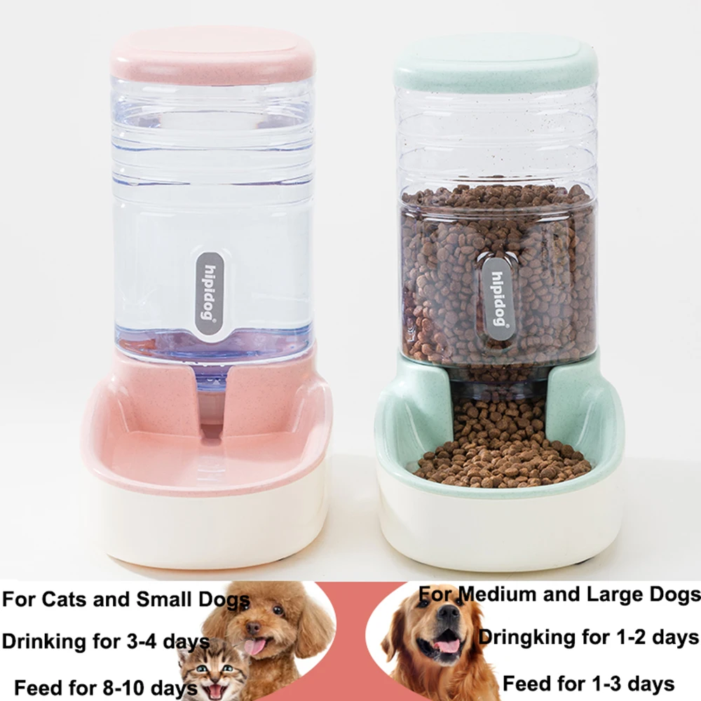 3.8L автоматическая поилка для кошки и собаки диспенсер Портативный собака Кот Еда питьевой воды миска для собаки, товары для животных, кошек чаша - Цвет: Pink x Green