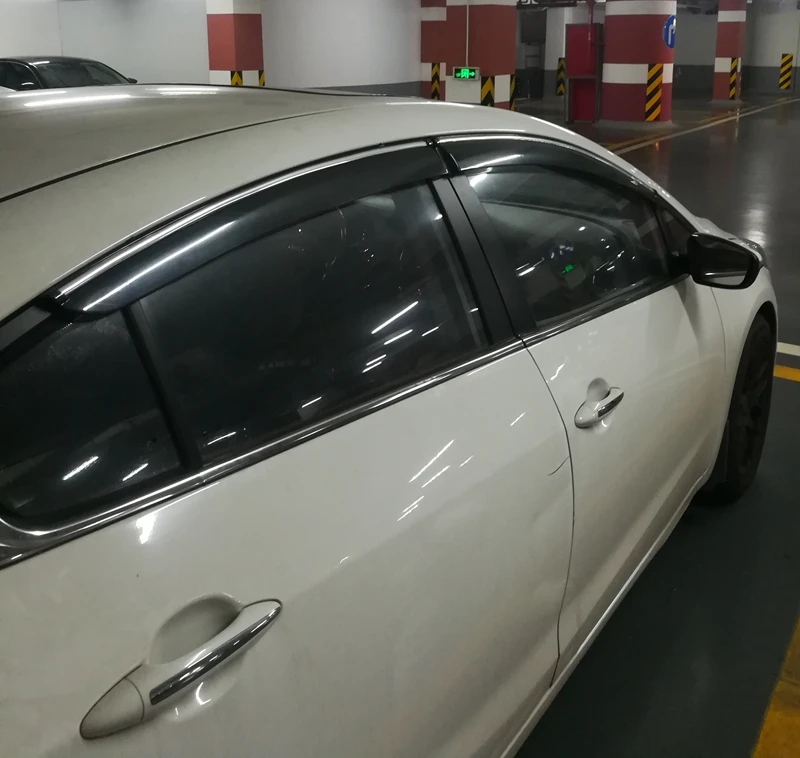 Подходит для Kia K3 4 шт./компл. окна козырек Vent Оттенки Защита от солнца дождь дефлектор гвардии авто аксессуары для K3