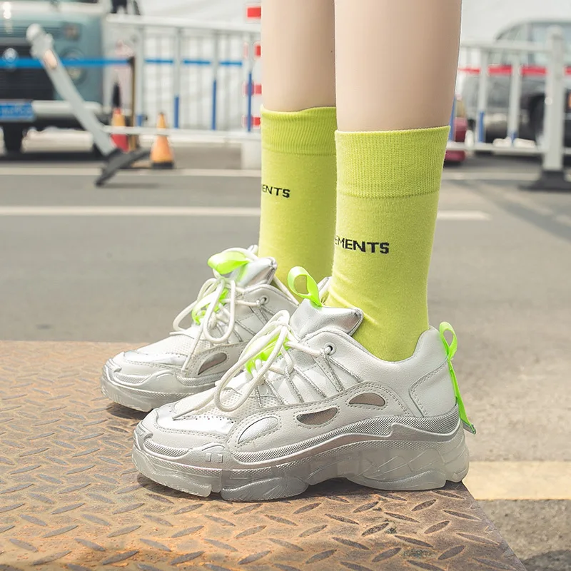Обувь на платформе; кроссовки; chaussures femme; обувь для тренировок; коллекция года; сезон осень; обувь на танкетке со шнуровкой; женская прогулочная обувь