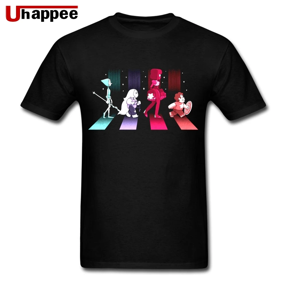 2019 футболка Swagger Steven Universe Homme облегающая черная с коротким рукавом и цветным
