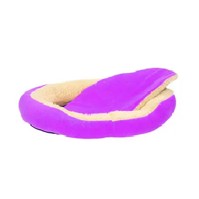 5 Colors Cotton Dog Bed Washable Pet Bed Waterproof Handwash Soft Bed Medium Dogs Cushion Dog Beds& Mats - Цвет: Фиолетовый