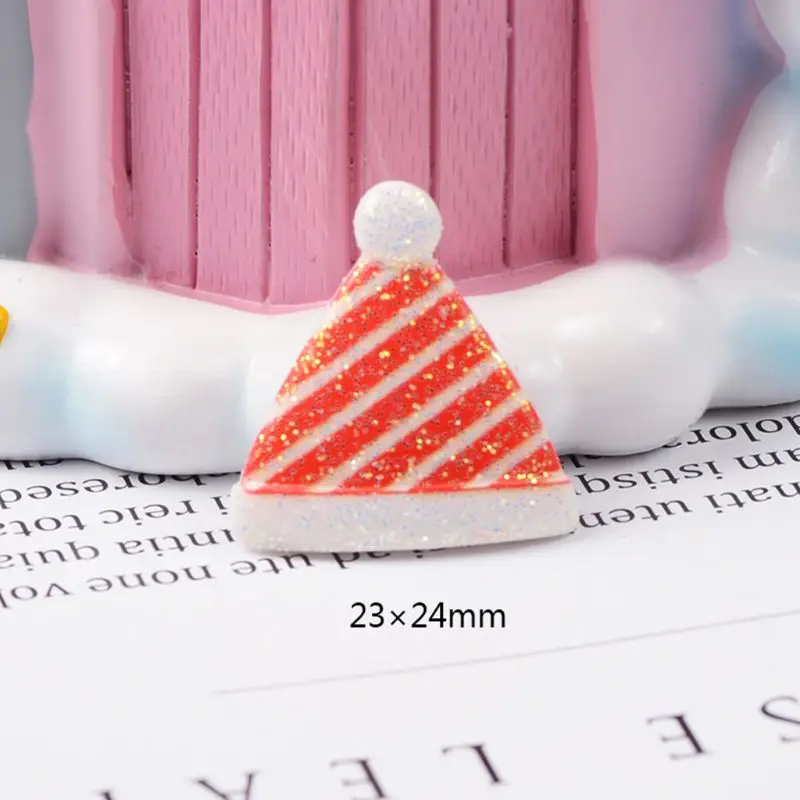 35pcs Mixed Resin Merry Christmas Series Flatback Embellishments Scrapbook Photo Decor DIY Craft