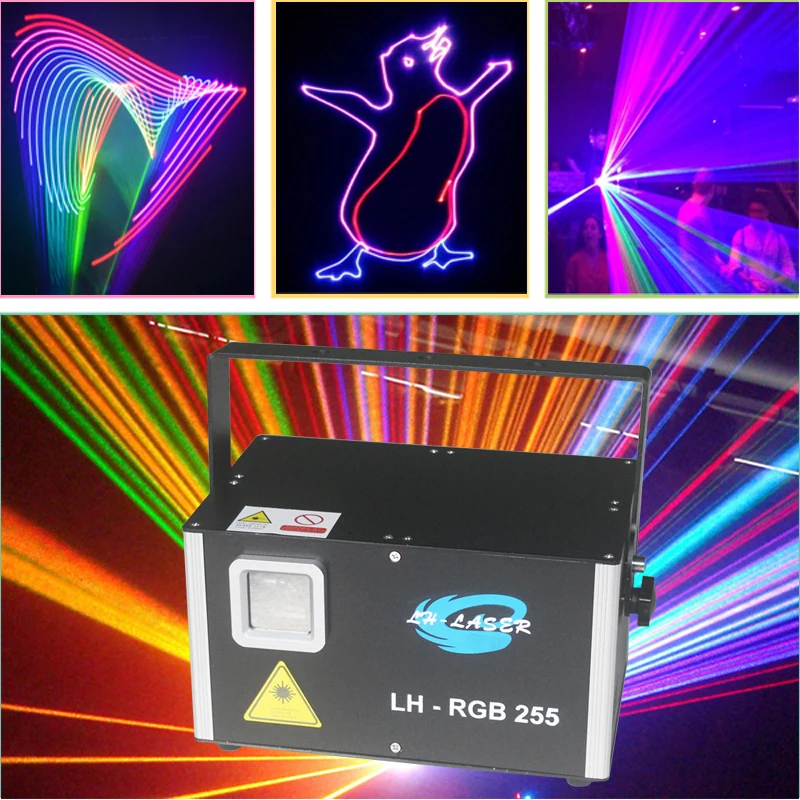 SD + аналоговая модуляция RGB светильник полноцветный лазерный свет