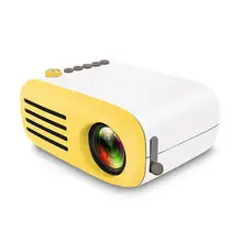 Британский регулирующий желтый YG200 домашний мини-проектор светодиодный портативный проектор поддерживает HD 1080P