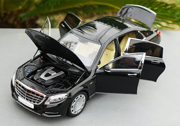 1:18 Maybach s-класс S600 литая Классическая Игрушка модель автомобиля для подарка, коллекции, игрушки