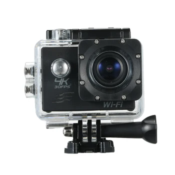 

Action Camera 4K 16M WiFi Sports Camera 170 Wide Angle Waterproof Sports Camcorder with 2 LCD Rechargeable Mini Cam