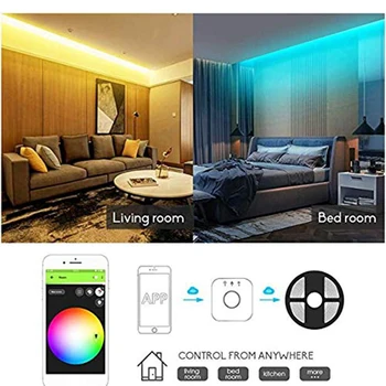 

ZIGBEE RGBW Smart LED Strip Controller DC 12V 24V RGBCCT LED Controller Work with Echo Plus Smartthings Zigbee 3.0 Hub