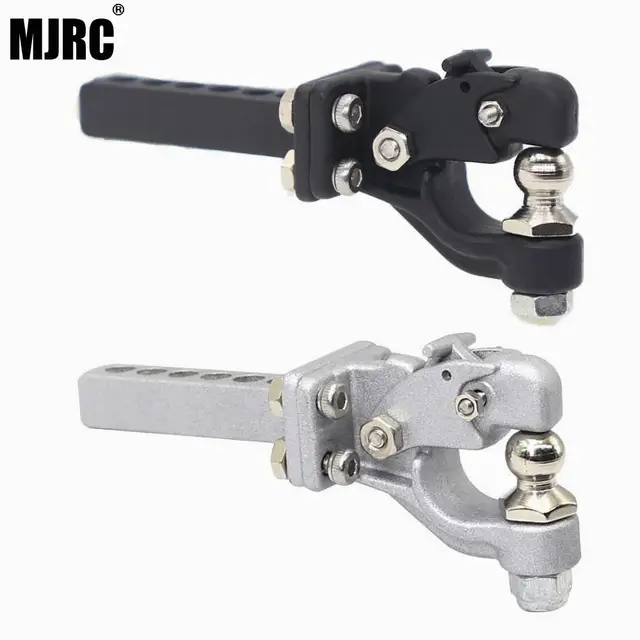 AJRC RC Car Metal Tow Hook Drop Hitch Receiver for 1/10 RC Crawler Trax TRX4 TRX-6 G63 Axial SCX10ii 90046 d90 Upgrade Parts 2
