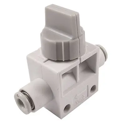 

VHK2-04F-04F 4mm One Touch Fitting Pneumatic Quick Connector Hand Valve