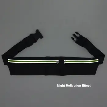 

Dual Pocket Running Belt Phone Pouch Waist Bag Sports Travel Fanny Pack for Jogging Cycling Outdoors H8WD