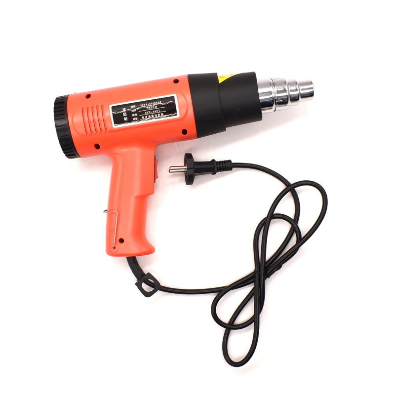 1600W Temperature controlled Heat Gun Digital Display Hot Air Gun With 4Pcs Accessory Nozzle