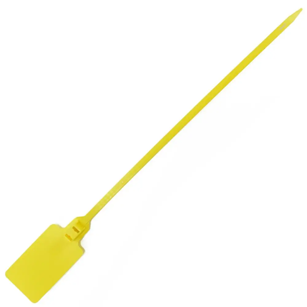 385 мм 100 шт пластиковые безопасности большой флаг уплотнение тянуть туго посылки