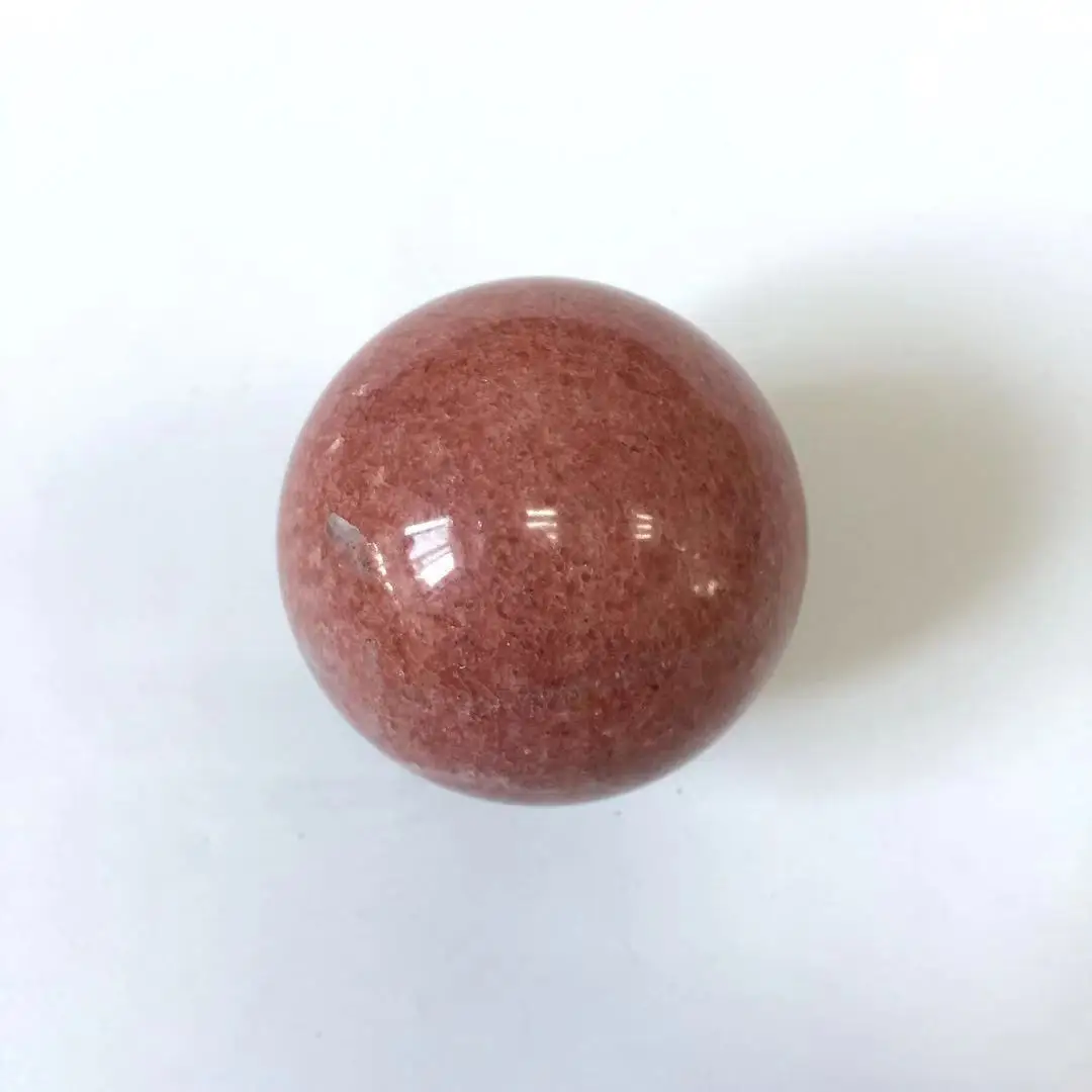 High Quality& Beautiful Natural Red Marble Hand Carved Crystal Sphere For Present Or Collection ZY