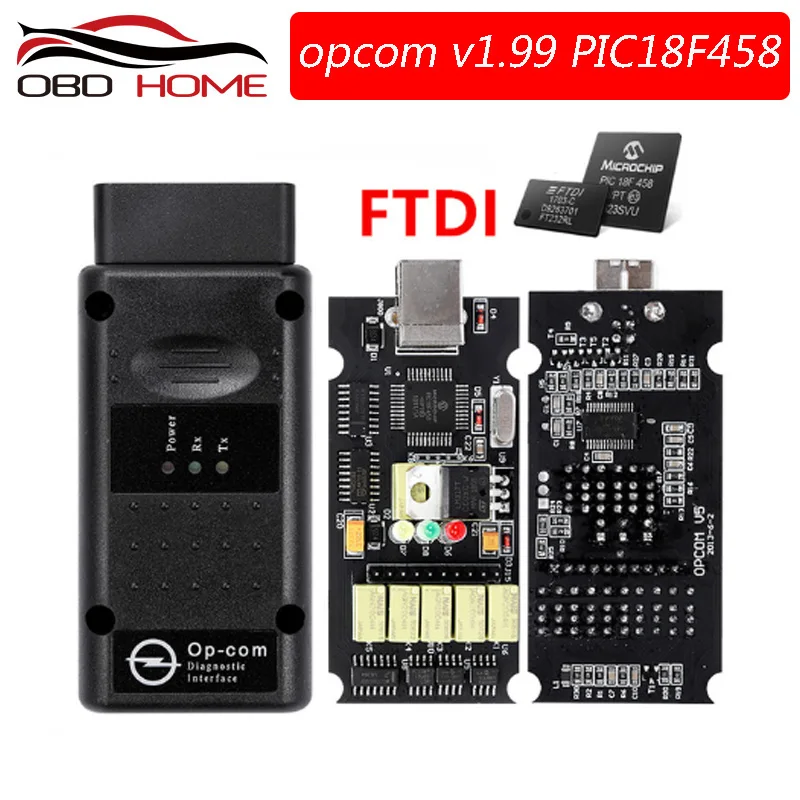 Автомобильные аксессуары OPCOM V1.99 V1.78 V1.70 V1.59 OBD 2 CAN BUS считыватель кодов для Opel OP COM
