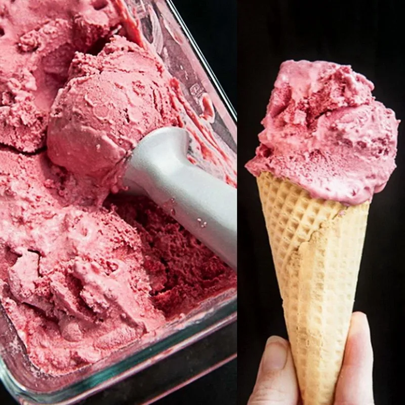 Ice Cream Scoop Kitchen Deluxe Metal Non-Stick Anti-Freeze Ice Cream Scoops Spoon 180mm Long