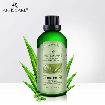 

ARTISCARE 100% Natural Aloe Base Oil 100ml Anti-Aging Moisturizing Hydrating Skin Face Repair Massage Carrier Oil Aromatherapy