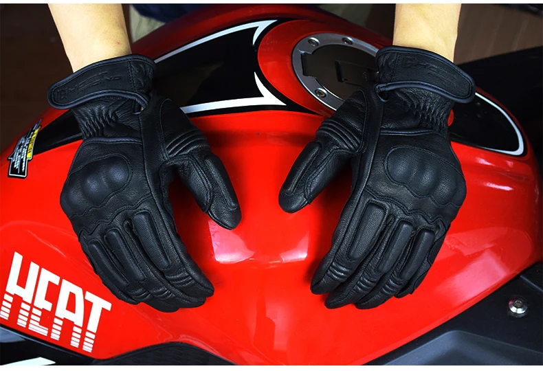 GHOST RACING  Leather glove  a2