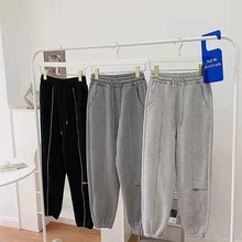 New casual pants autumn and winter Korean version outer wear guard pants Harlan pants legged loose lantern pants