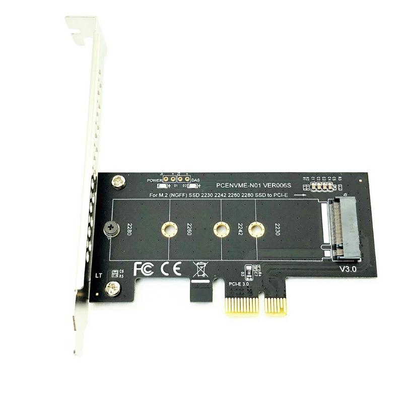 NVME Adapter PCI-E 3.0 x1 to M.2 NVMe M Key Slot Converter with Low Profile Bracket for Samsung PM961 960EVO SM961 PM951 M2 SSD ssd adapter card,m.2 to pcie adapter,pcie adapter card,m.2 expansion card,pcie expansion card