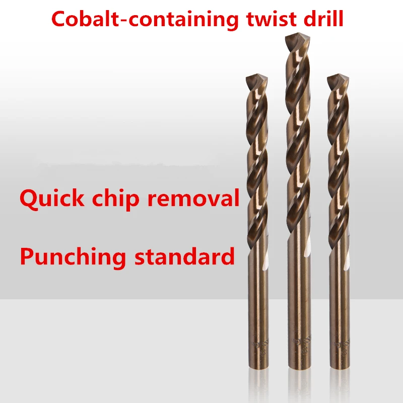 1Pcs 12.0 Millimetri-17 Millimetri Hss-Co Cobalto Fiori Di Canapa M35 Trapano Speciale In Acciaio Inox Twist Drill Bit (12Mm/13Mm/14Mm/15Mm/16Mm/17Mm)