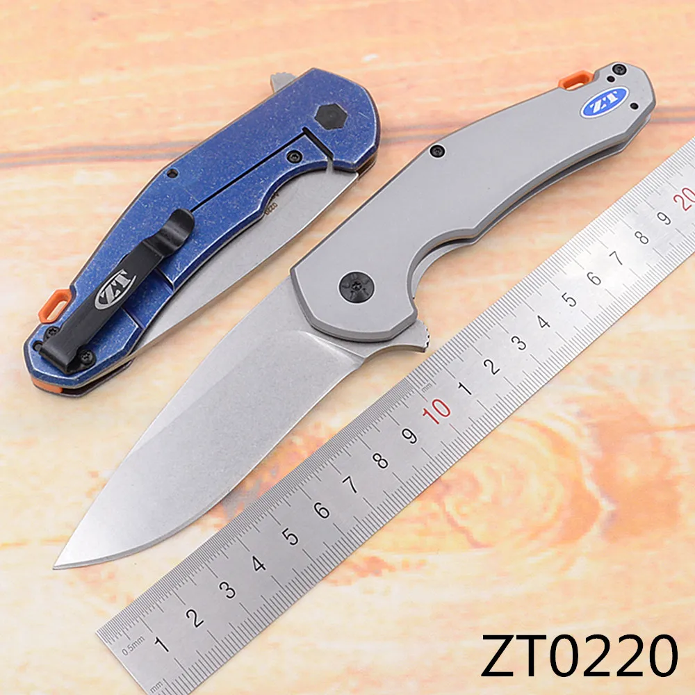 Складной кухонный нож JUFULE ZT0220 D2 со стальным лезвием и титановым покрытием|Ножи| |