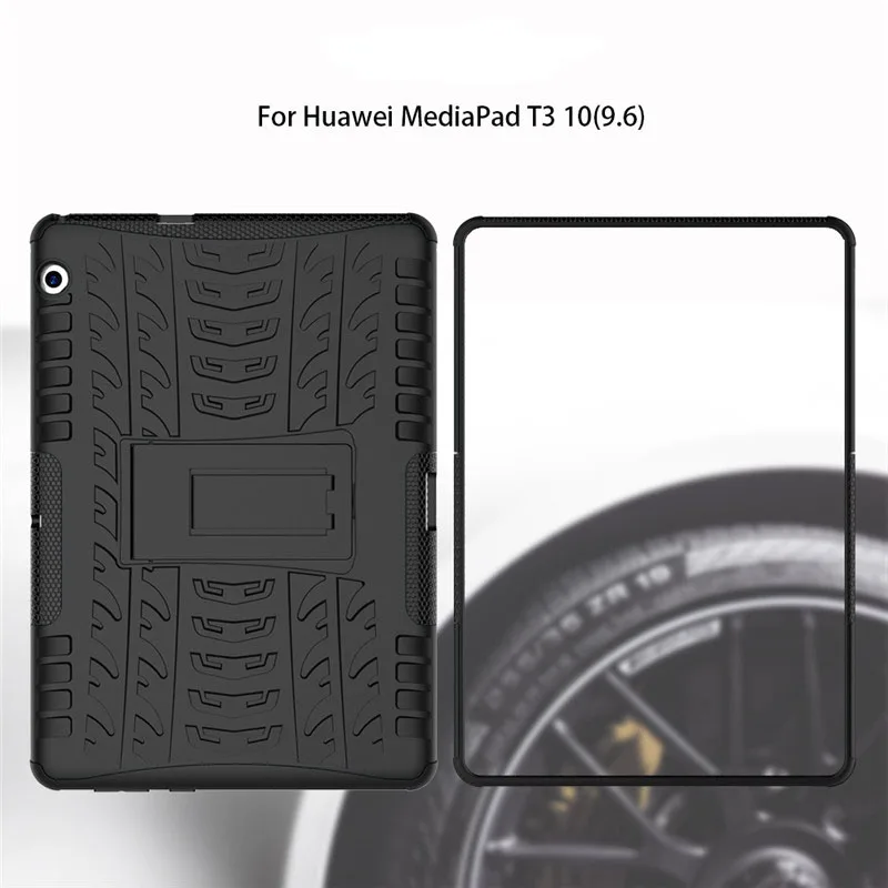 Для huawei MediaPad T3 10 AGS-L09 AGS-L03 9,6 дюймов детский противоударный ударопрочный гибридная армированная стойка жесткий чехол