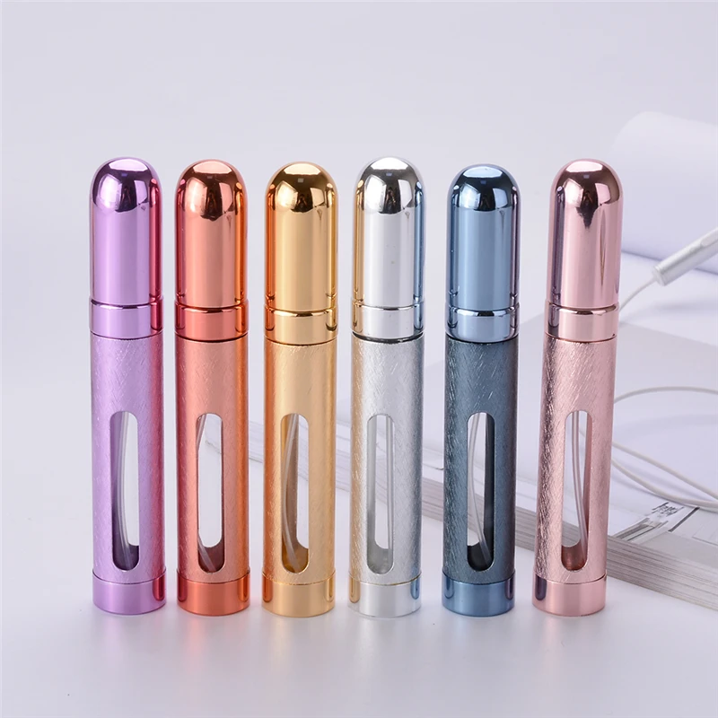 12ML Portable Refillable Mini Perfume Spray Bottle Empty Cosmetic Container Aluminum Atomizer Makeup Travel Perfume Atomizer