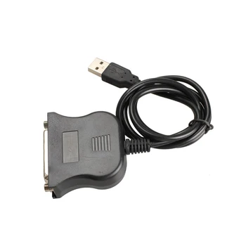 

USB1.1 to DB25 Parallel Printer Cable Adapter Female Connector Converter for Laptop Desktop PC @M23