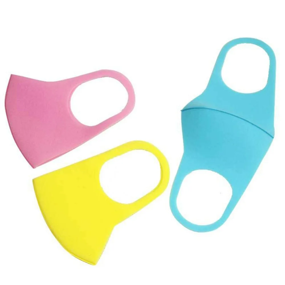 Детская моющаяся мягкая маска из губки для взрослых, 3 предмета(розовый, желтый, синий), товары для личной гигиены и красоты