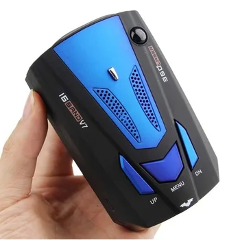 Radar Detector, City/Highway Mode 360 Degree Detection Radar Detectors with LED Display, Voice Alert and Car Speed Alarm System