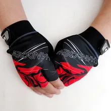 Мужские и женские весенние перчатки с половинчатыми пальцами, для спорта на открытом воздухе, для верховой езды, для гоночного автомобиля, противоскользящие, износостойкие, дышащие