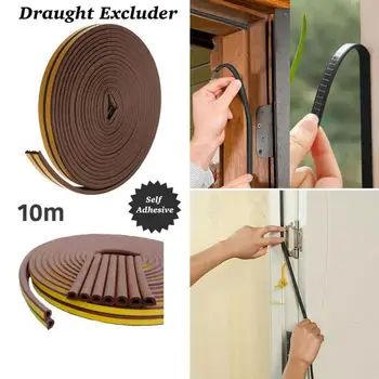 

5m 10m Flexible Door Sealing Strip Guard Sealer Stopper Door Weatherstrip Guard Wind Blocker Sealer Stopper Window Seal