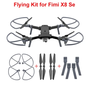 

New Landing Gear and Propeller Guard for FIMI X8 SE Black Propeller RC Drone Quadcopter Accessories