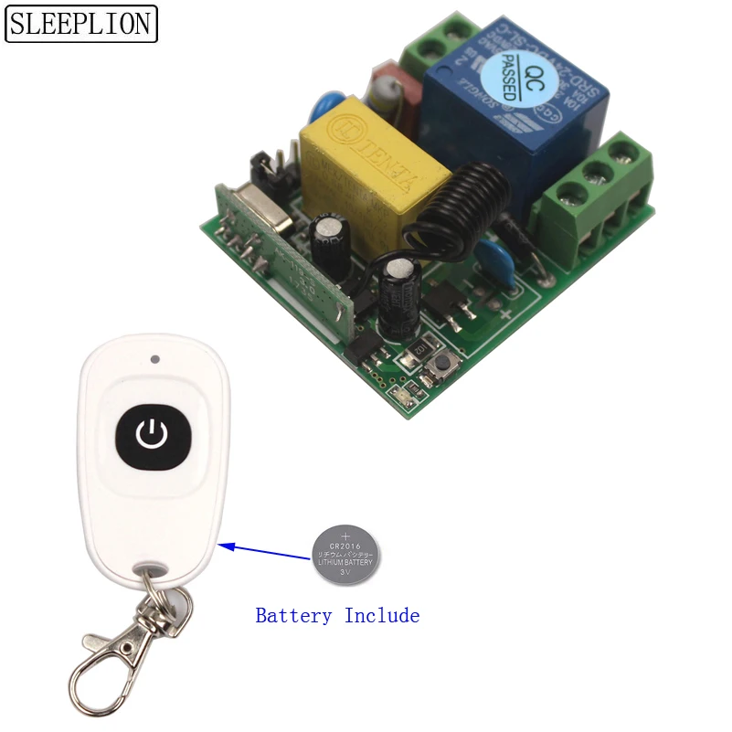 315MHz 433MHz 110V ONOFF 220V Lamp Light Digital Wireless Remote Control Switch Receiver Transmitter Module (4)