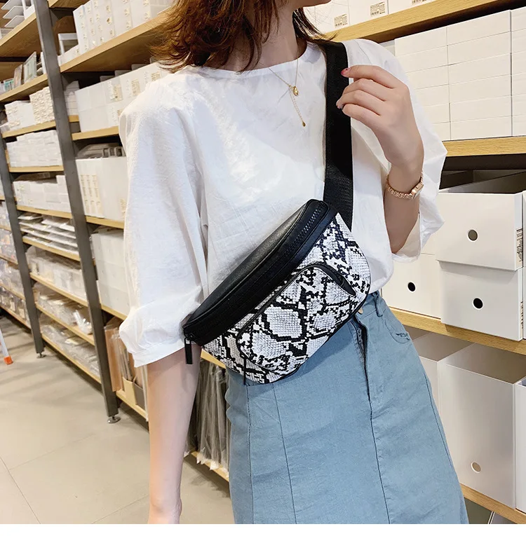 Guarder змеевидный пояс роскошный дизайн для женщин Новая Женская поясная сумка из искусственной кожи банан женские телефонные сумки поясная сумка GUA0010