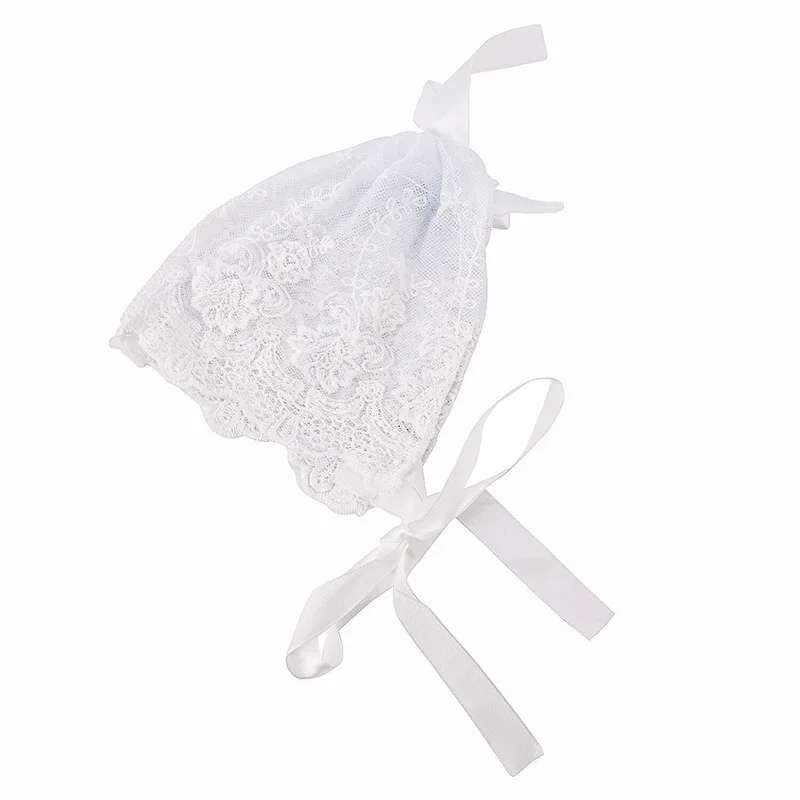 Элегантная шапочка для маленьких девочек; высококачественная Шапочка принцессы для девочек; кружевной головной убор для маленьких девочек