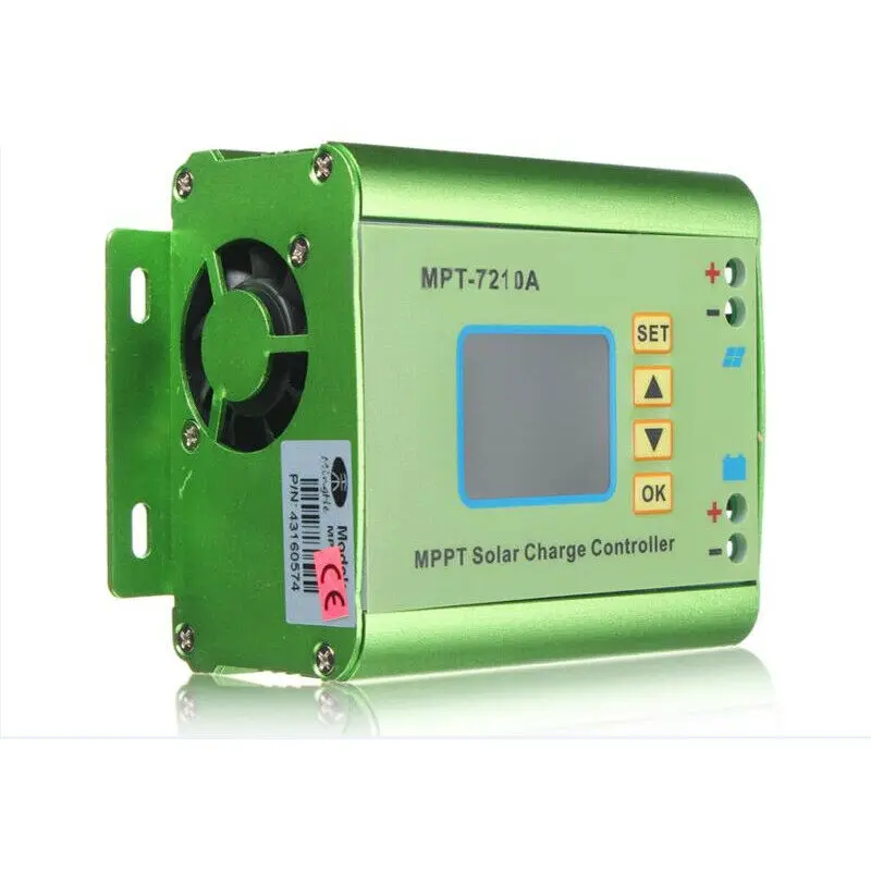 

Handheld LCD MPPT Solar Regulator Charge Controller Boost Portable Supplies