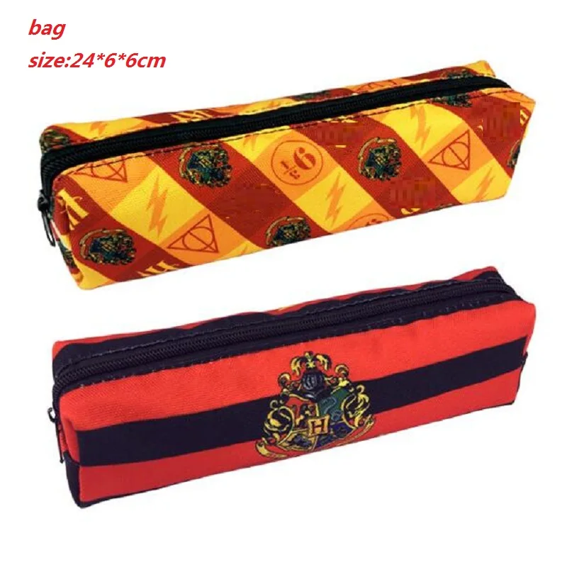 Potter Magic Academy Figure Toys Harried Deathly Hallows 9 3/4 Pencil case Bag Pen Case Students Back to School Supplies gift | Игрушки и