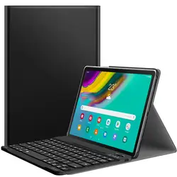 Чехол для клавиатуры MoKo для Samsung Galaxy Tab S5e 2019, Премиум PU кожаный чехол-подставка с Съемная клавиатура Bluetooth чехол