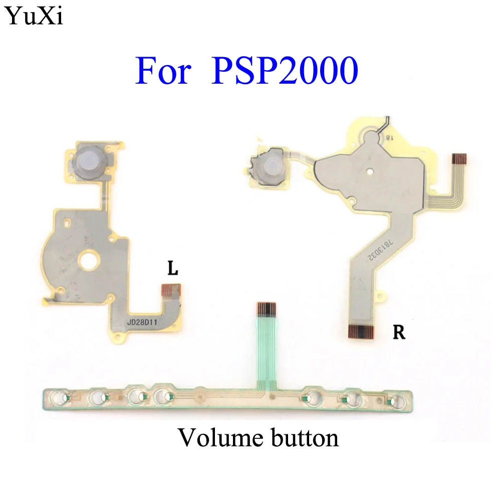 YuXi для Sony PSP 2000 2001 2004 2008 направление крест кнопка левый ключ громкость правая