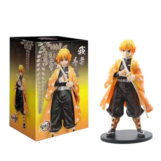 Anime Demon slayer kimetsu no yaiba Tanjirou Nezuko Action figures toys Kanroji Mitsuri Uzui Tengen anime figure for gifts 3