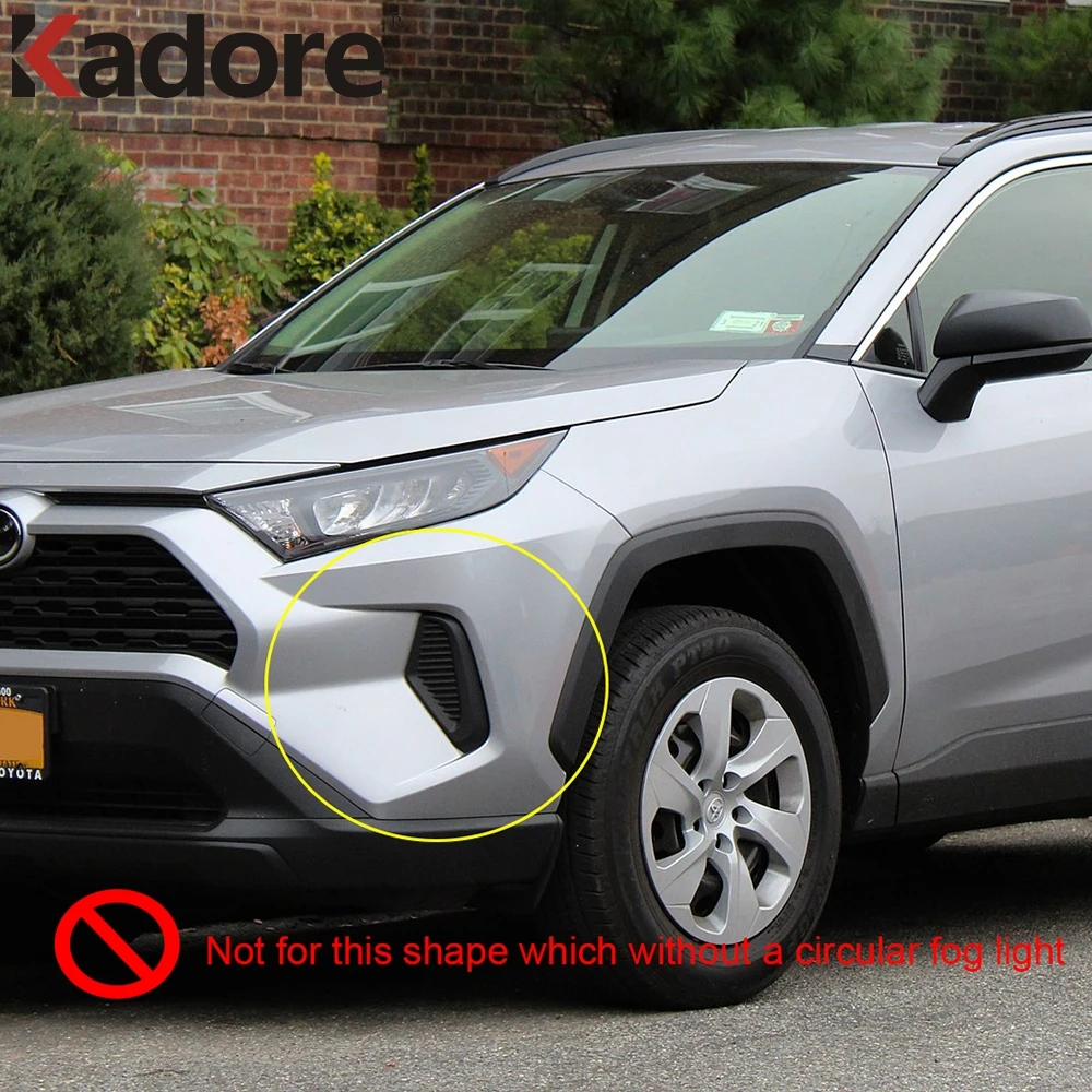 Для Toyota RAV4 RAV 4 Adventure Limited LE XLE Hybrid 2019 2020 хромированный передний противотуманный