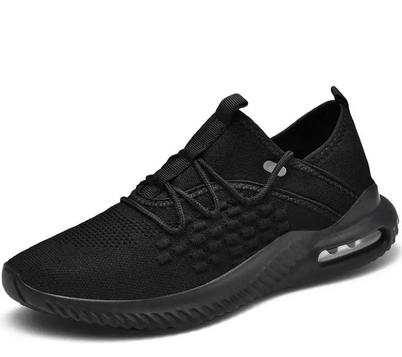 Мужские кроссовки, мужские кроссовки для тренировок, футбола, баскетбола, светильник, дышащая спортивная обувь, zapatillas hombre, мужская обувь - Цвет: black