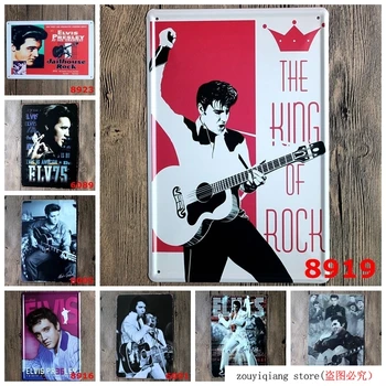 

Elvis Presley ! 20*30cm Garage Vintage Tin Signs Retro Metal Sign The Wall Decor