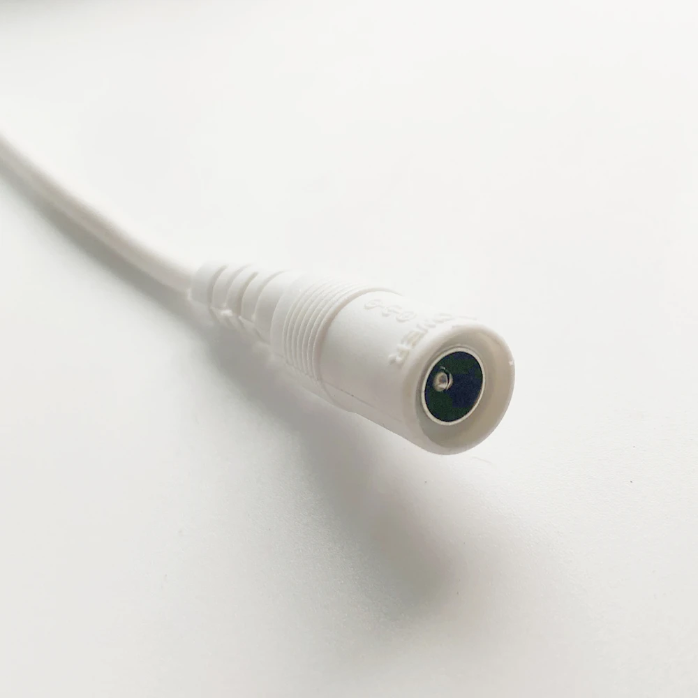 Power Extension Cable 3M/5M/10M/15M/20M/30M/50M DC 12V CCTV Camera 5.5mmx2.1mm Male Female White for Security Camera