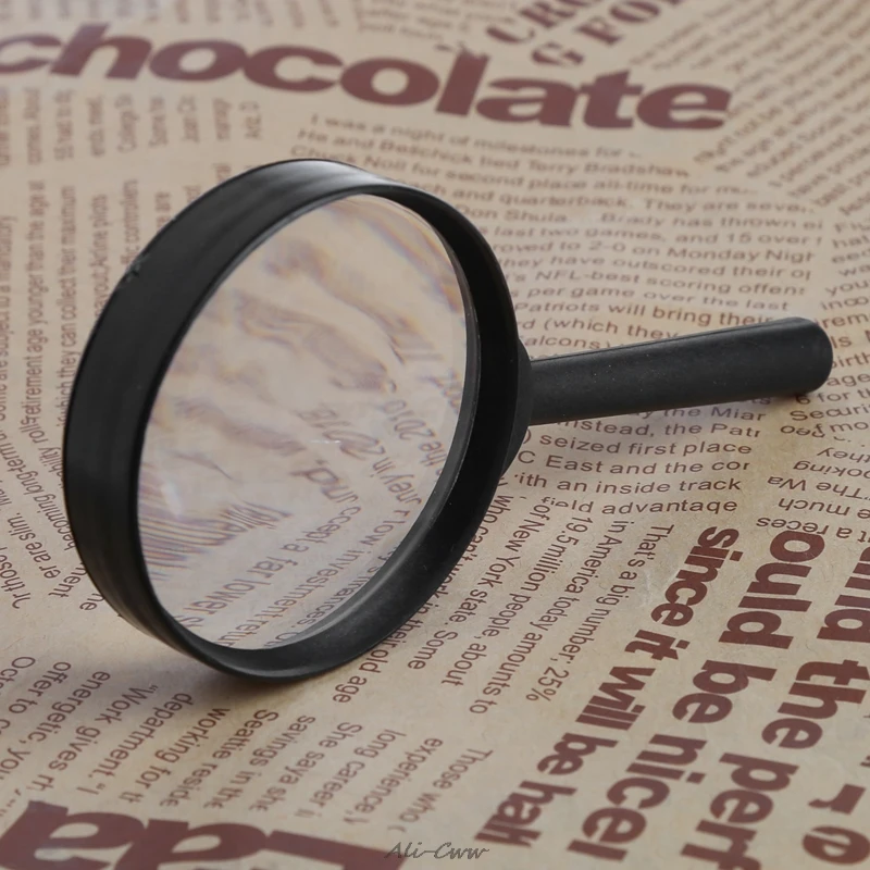 Magnifying Glass 60mm Hand Held 5X Magnifier Reading Lens